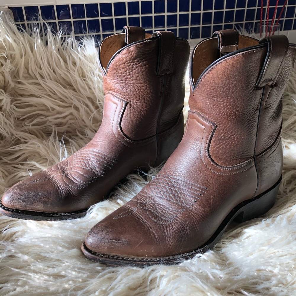 Frye leather ankle boots